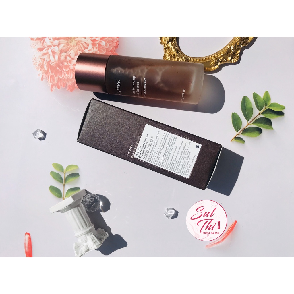 Nước dưỡng ngăn ngừa lão hóa từ trà đen innisfree Black tea Youth Enhancing Treatment Essence 145ml