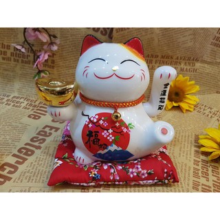 Mèo vẫy tay may mắn chiêu tài 17cm