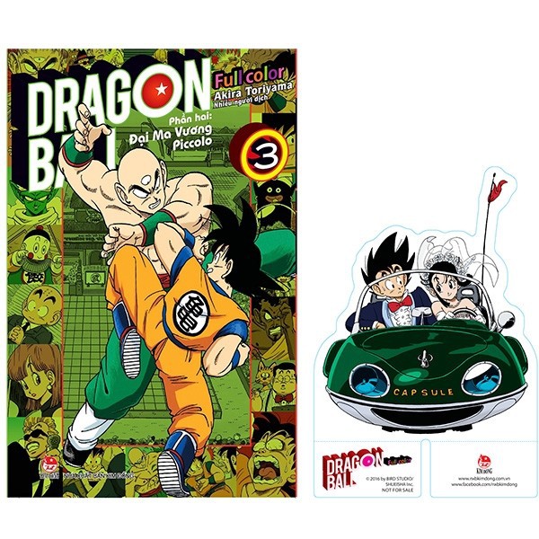 Sách - Dragon Ball Full Color - Phần Hai: Đại Ma Vương Piccolo (Tập 3) - Tặng Kèm Standee PVC