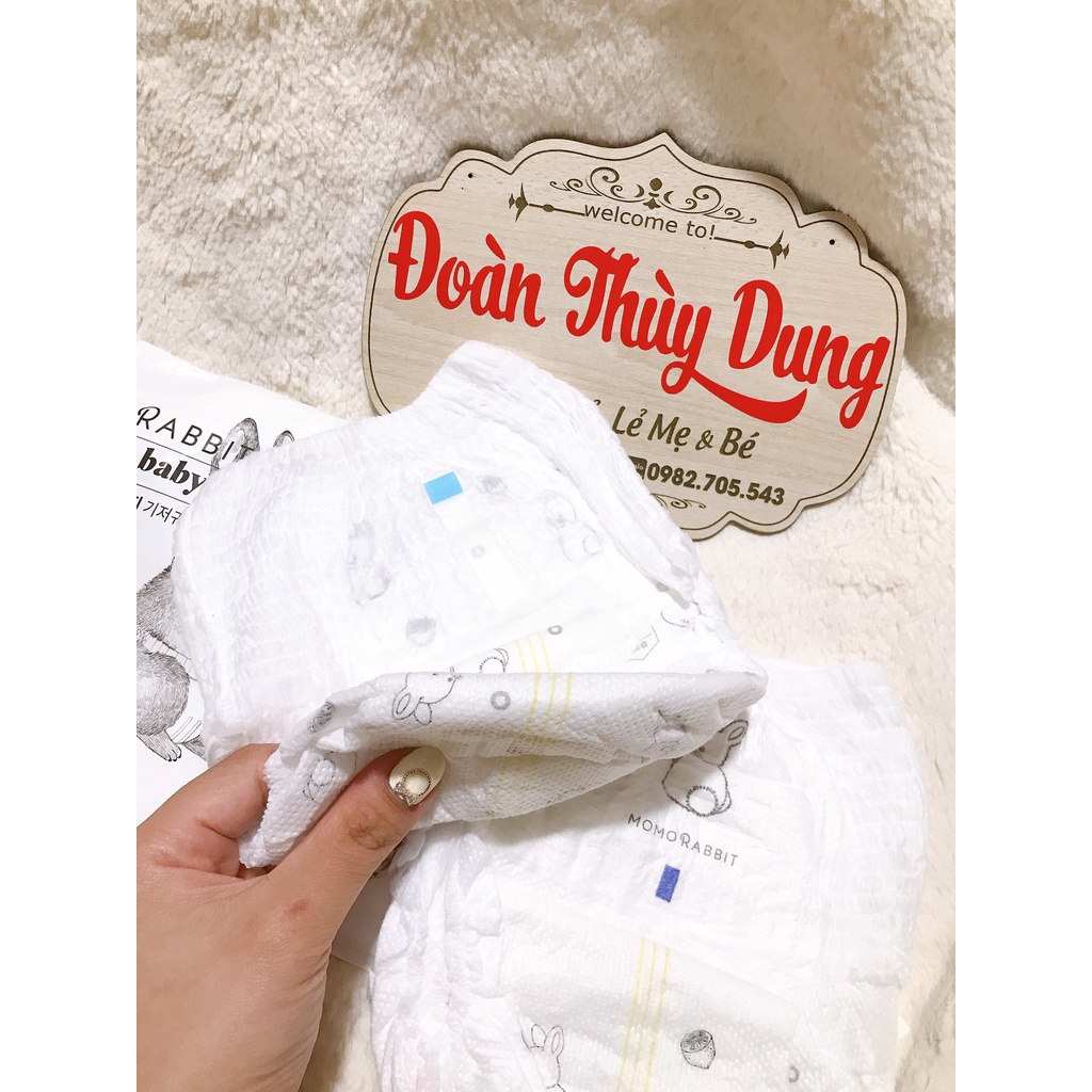 Combo 1 thùng 4bịch Bỉm Dán/Quần Momo Rabbit Nội Địa Hàn Đủ Size S50/M44/L40/L28/XL22/XXL18