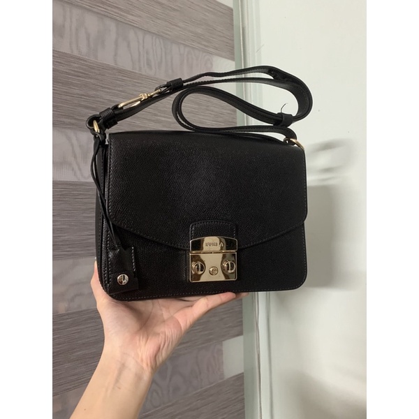 (HÀNG CHUẨN AUTH 100% )THANH LÝ TÚI FURLA BẢN CỔ ĐEN