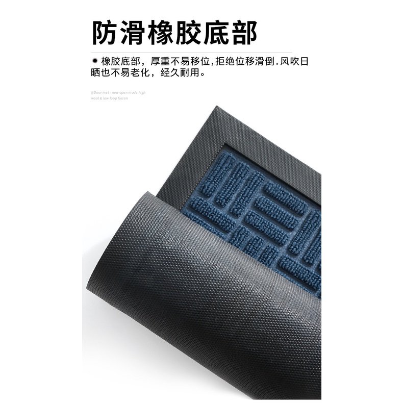 Thảm trải sàn chống trượt bằng cao su 75x45cm