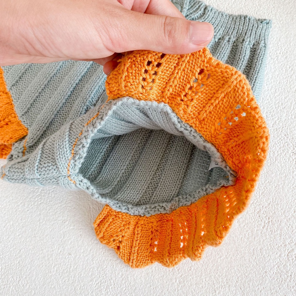 Set áo dệt kim + quần dài thiết kế mới thời trang mùa thu dành cho bé gái