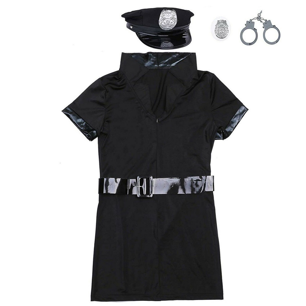 Bộ đồ hóa trang cảnh sát quyến rũ nhiều màu sắc cho nữ | BigBuy360 - bigbuy360.vn