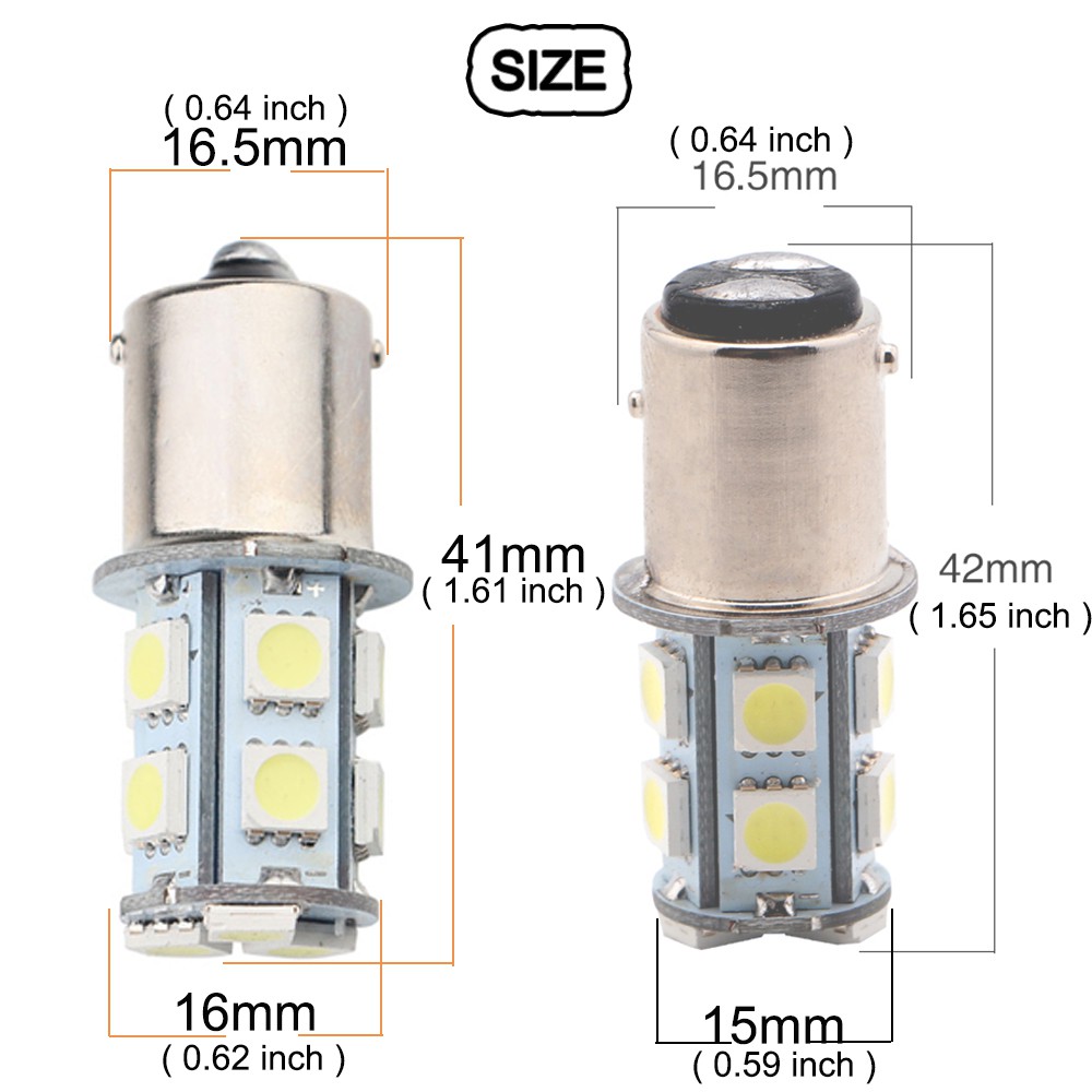 Bóng đèn LED 24v 5050 13 Smd 1156 Ba15S 1157 Ba15D dùng cho đèn tín hiệu xe hơi