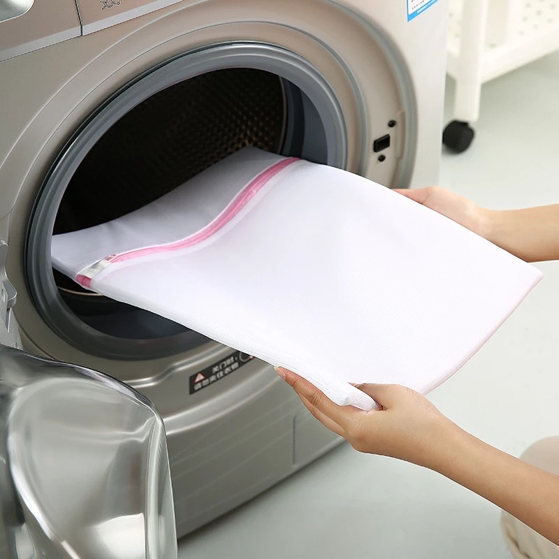 Túi lưới giặt quần áo/ vớ/ đồ lót gấp gọn dành cho máy giặt