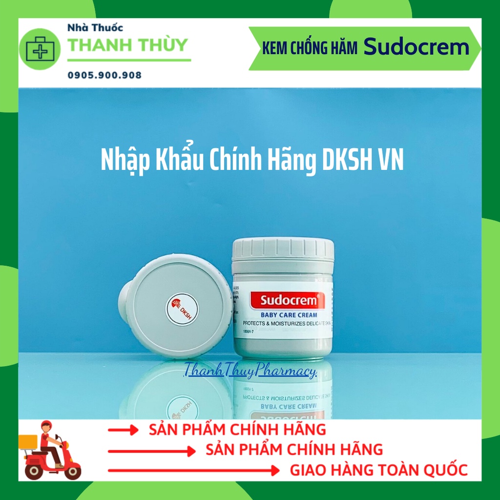 Kem Chống Hăm SudoCrem [Lọ 60g] Nhập Khẩu Chính Hãng Công Ty DKSH - Chăm Sóc Da Cho Bé