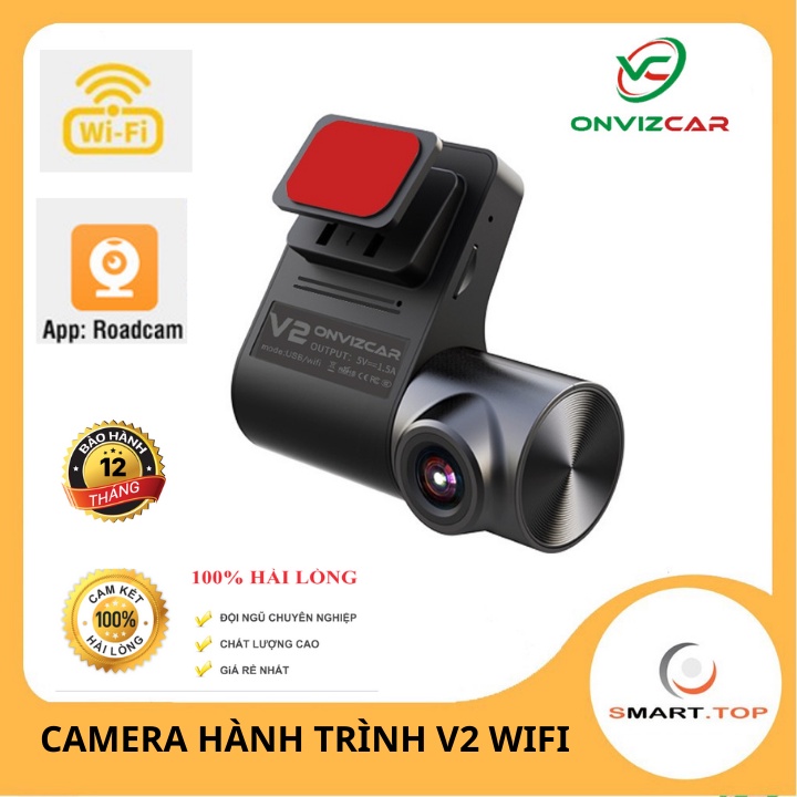 Camera hành trình Ô TÔ U2 | V2 Có WIFI DVR FHD 1080P Cao cấp, góc rộng siêu nét - Chuyên dụng cho xe hơi - BH 12 Tháng