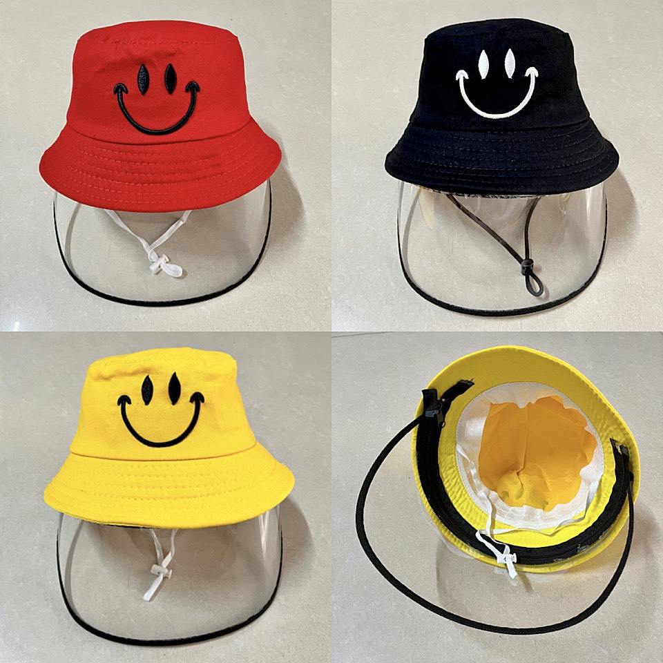 MŨ CHỐNG DỊCH MẶT CƯỜI CHO BÉ TRAI BÉ GÁI