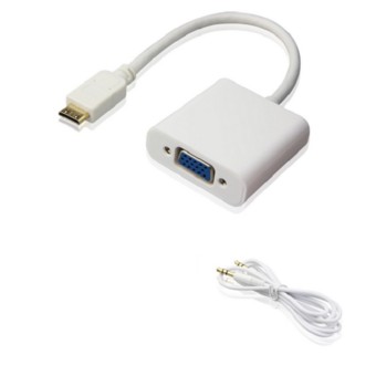 Dây chuyển mini HDMI sang VGA audio | BigBuy360 - bigbuy360.vn