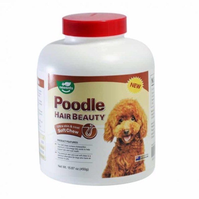 Viên dưỡng lông cho Poodle Hair Beauty