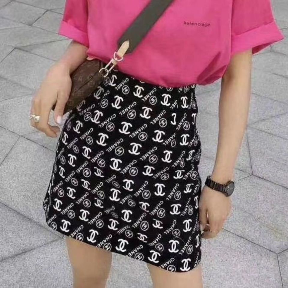 [Mã FAGREEN55 giảm 10% tối đa 30K đơn 99K] Chân Váy Chữ A In Họa Tiết Thời Trang Cho Nữ