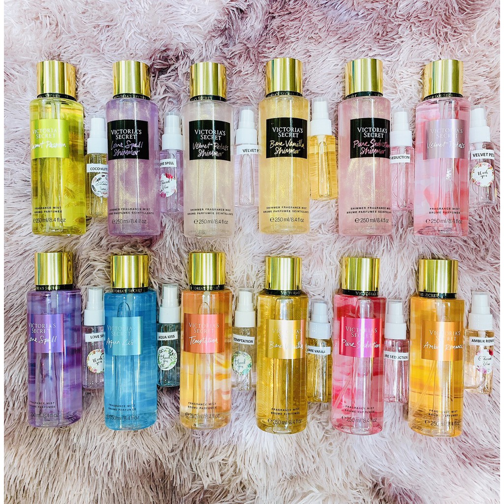 BODYMIST⚜️ [Fullsize/Tester] Xịt thơm body mist Victoria Secret (10ml)