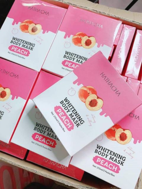 Ủ Trắng Đào HaThaCha - Hộp 3 Gói | BigBuy360 - bigbuy360.vn