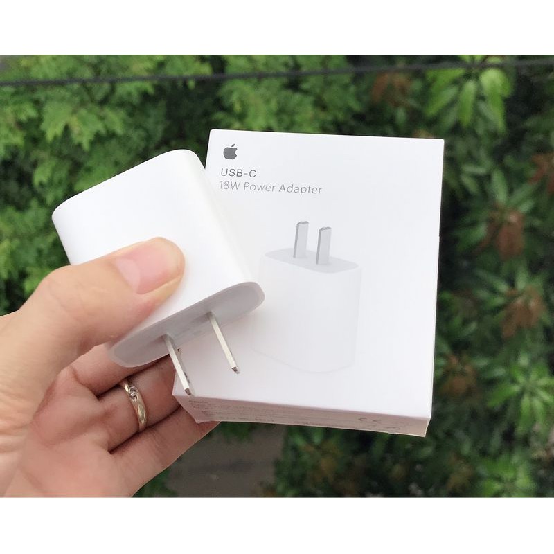 [𝑫𝒖̀𝒏𝒈 𝑻𝒉𝒖̛̉ 7 𝑵𝒈𝒂̀𝒚] BỘ SẠC NHANH IPHONE 18W USB-C DÀNH CHO IPHONE 8/8P/X/11/11Pro/11ProMax Fullbox CAO CẤP