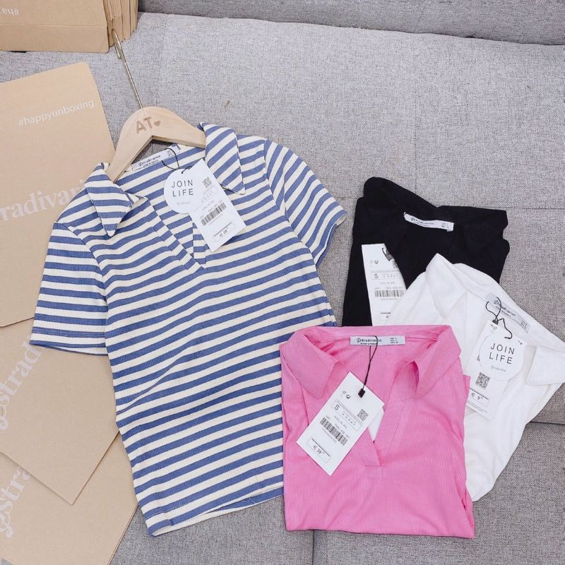 Áo polo cổ V stra | BigBuy360 - bigbuy360.vn