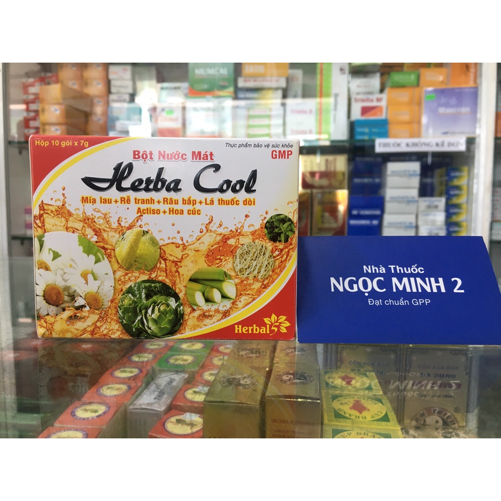 ✅  Herba Cool bột nước mát hỗ trợ thanh nhiệt