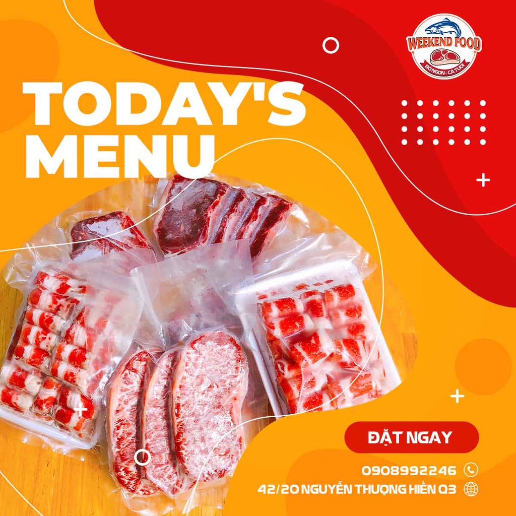 [Hàng giao liền 2H TPHCM] Ba chỉ bò mỹ - Lõi vai bò mỹ - Sườn cừu - Sườn bò mỹ bít tết 4-5 miếng [Hàng cao cấp loại 1]