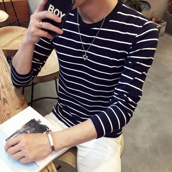 FREESHIP 99K TOÀN QUỐC_Áo phông kẻ ngang dài tay - AP86 | BigBuy360 - bigbuy360.vn