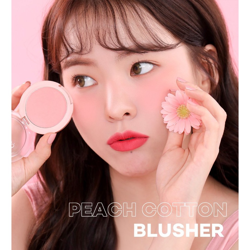 [CÓ SẴN] Phấn Má Hồng Dạng Nén Ngọt Ngào Peach C Peach Cotton Blusher