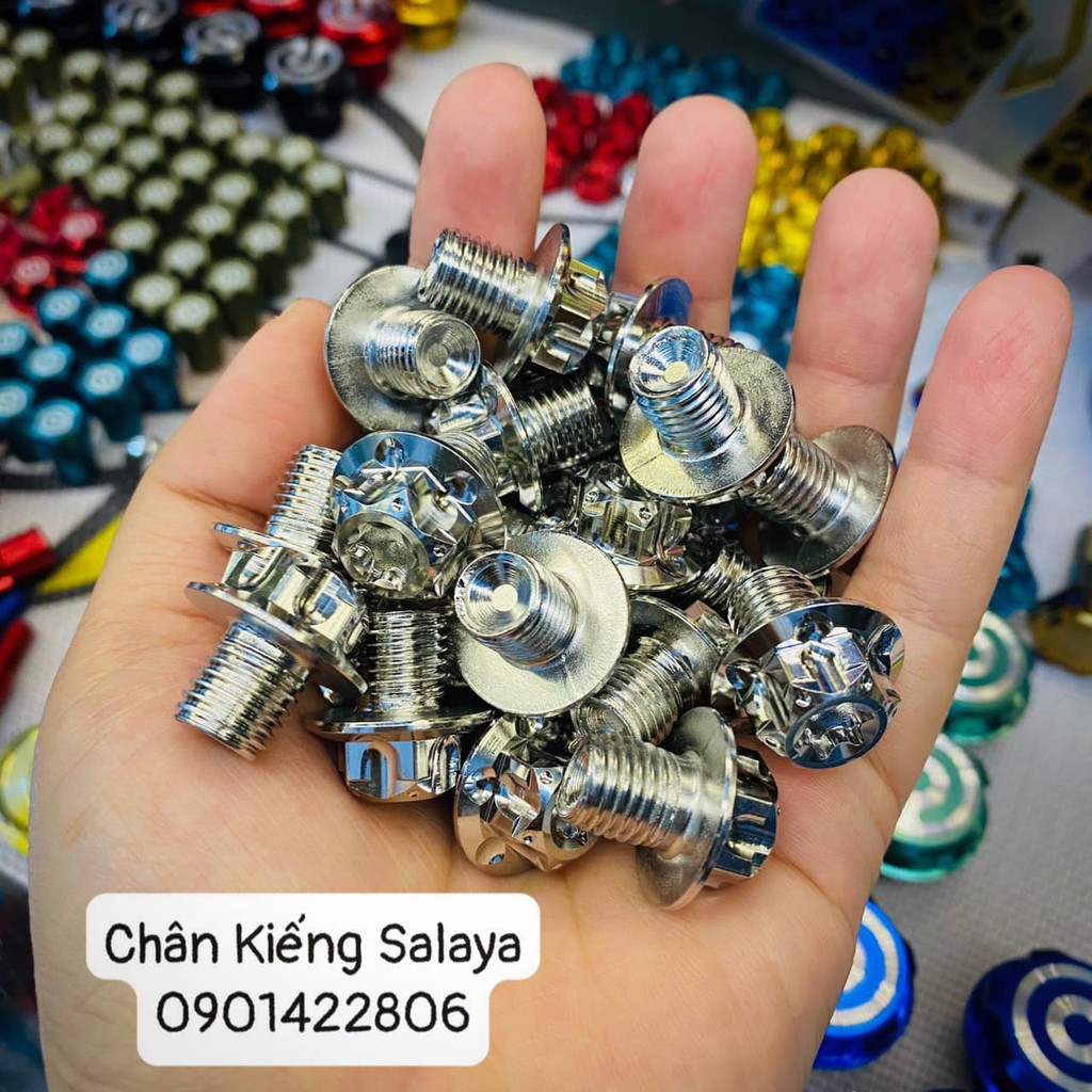 Ốc inox Salaya chân kiếng HONDA