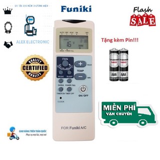 Remote Điều khiển điều hòa Funiki 1&2 chiều Inverter các dòng SC SH HSC 09 12 18 24- Hàng tốt Tặng kèm Pin-Điện tử Alex