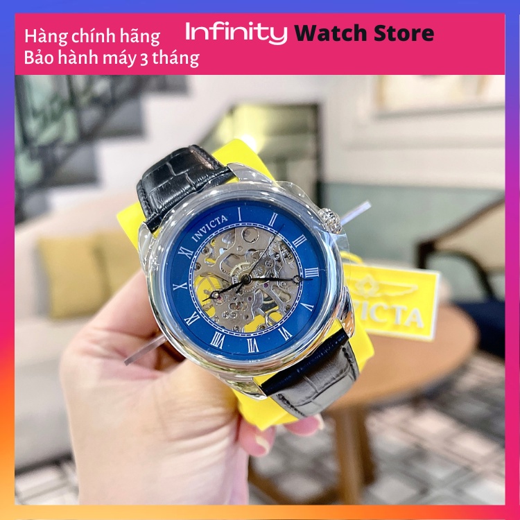 Đồng hồ nam INVICTA Specialty máy cơ mặt skeleton lộ máy cá tính model 23534