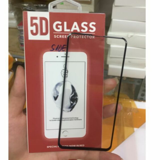 Kính cường lực 5D xịn cho Galaxy S10E /S10 lite Full keo toàn màn hình hiệu glass