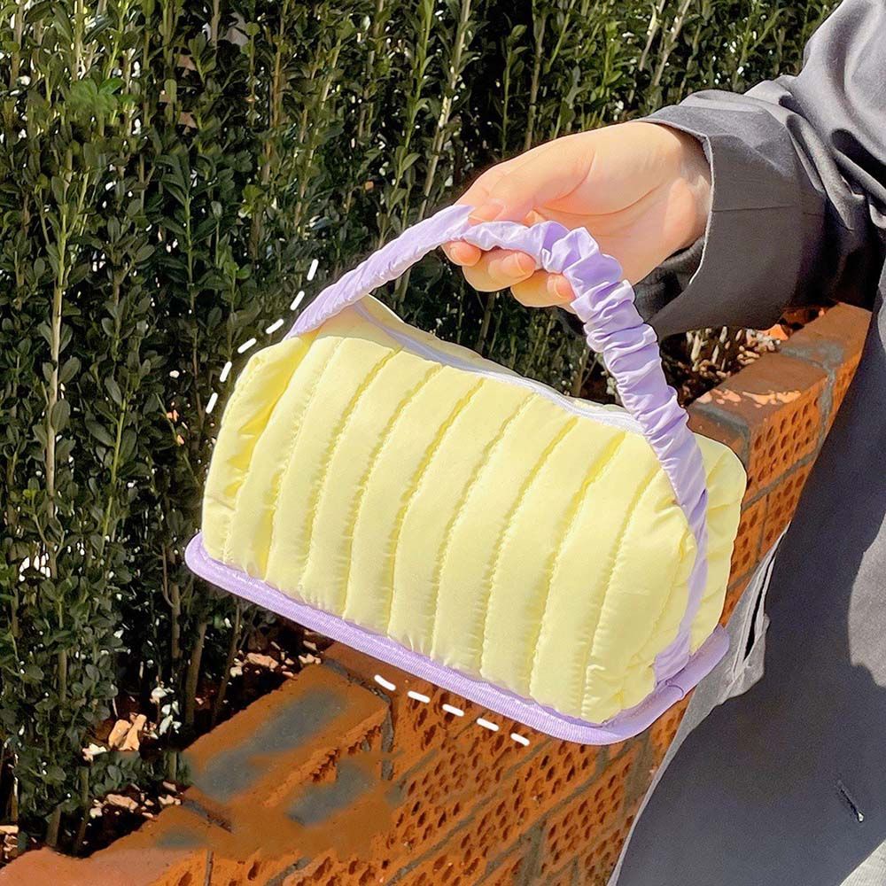 Túi đựng mỹ phẩm sức chứa lớn phối khóa kéo dễ thương tiện dụng cho n