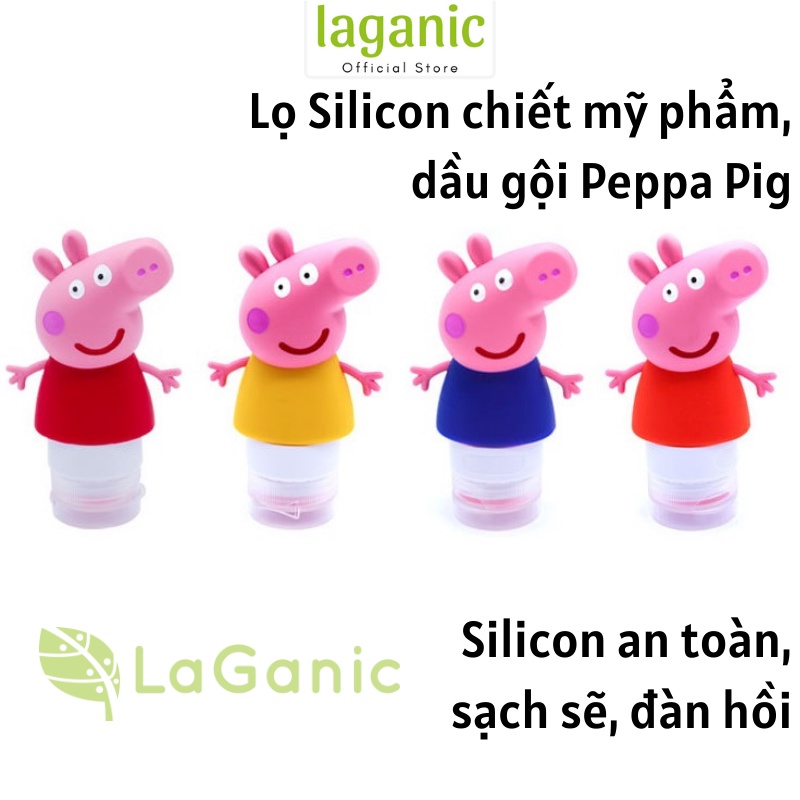 Lọ chiết mỹ phẩm Silicon Heo Peppa 60ml