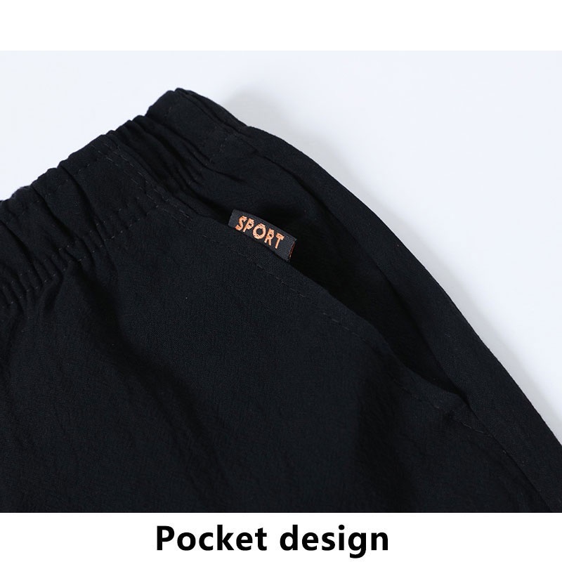 Quần short lưng thun dây rút thời trang hè cho nam