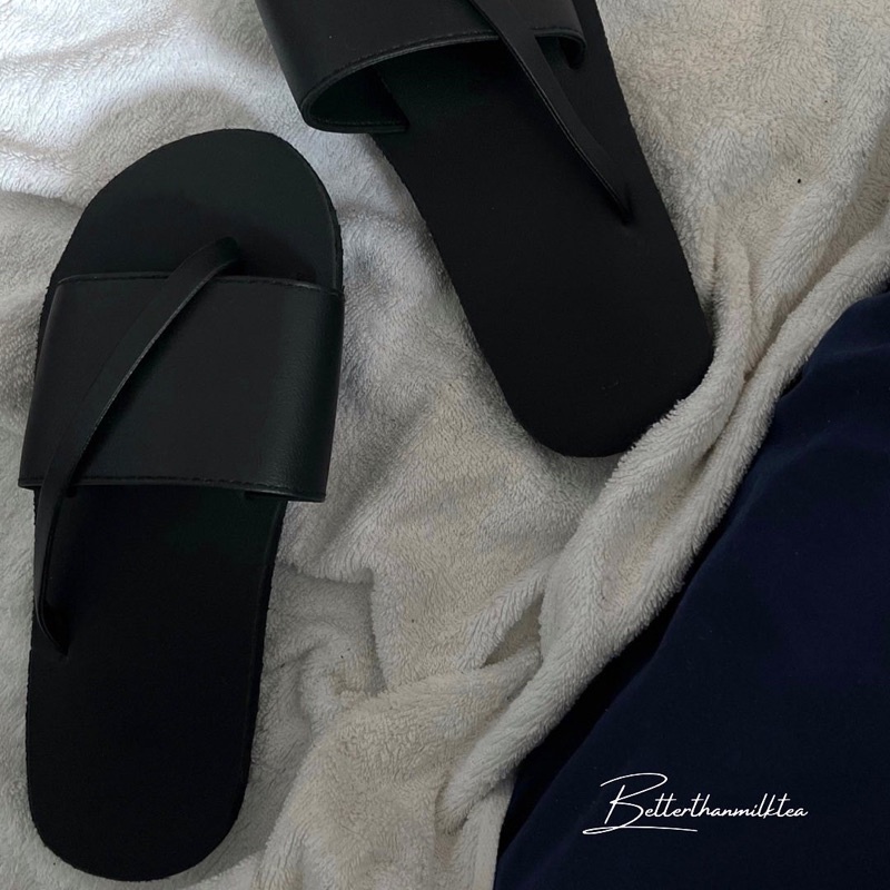 Dép sandal xỏ ngón quai ngang basic