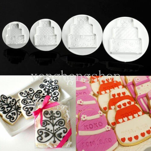 Set 4 Khuôn Cắt Bánh Quy Tạo Hình Động Vật Dễ Thương
