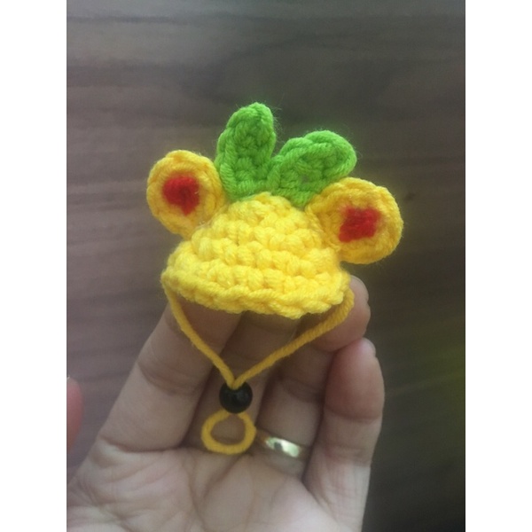 Mũ xinh cho hamter.sóc cảnh bằng len cotton