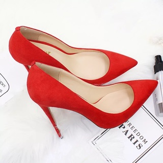 Cao gót da lộn size 38