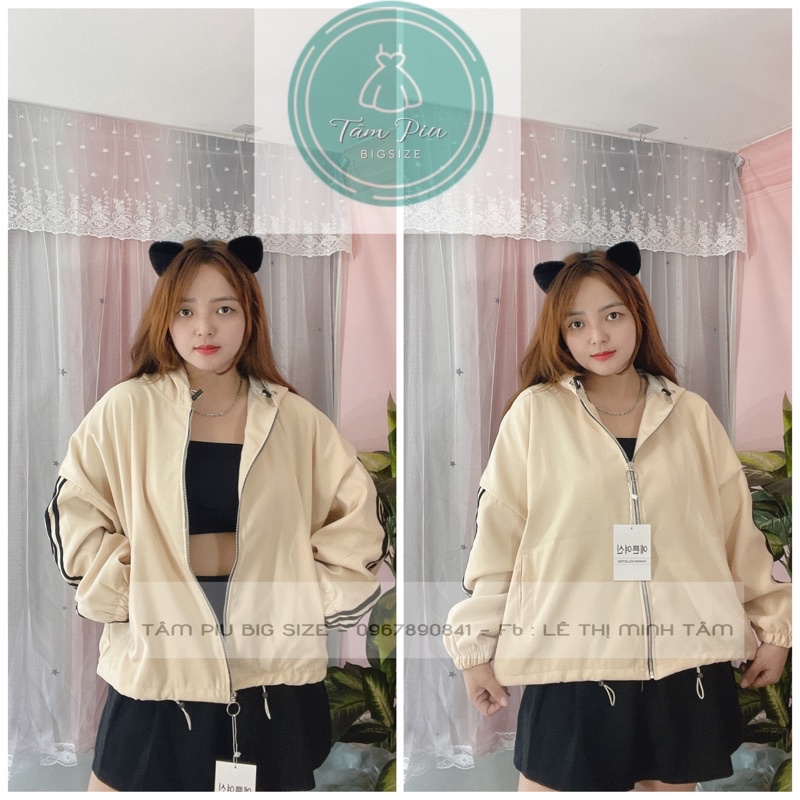 Áo khoác da lộn 2lớp bigsize 60-90kg (hình thật video)