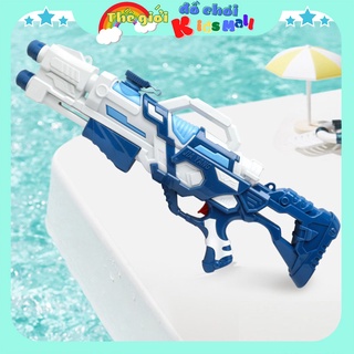 Súng Bắn Nước 2 Nòng Cỡ Lớn, Súng Nước 2 Vòi Áp Lực Loại To Bắn Xa kích thước 60cm - Khẩu phun nước mùa hè