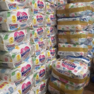 [sẵn-sale] Bỉm tã Merries nội địa dán/quần đủ size NB90/S82/M64/M58/L54/L44/XL38/xxl26