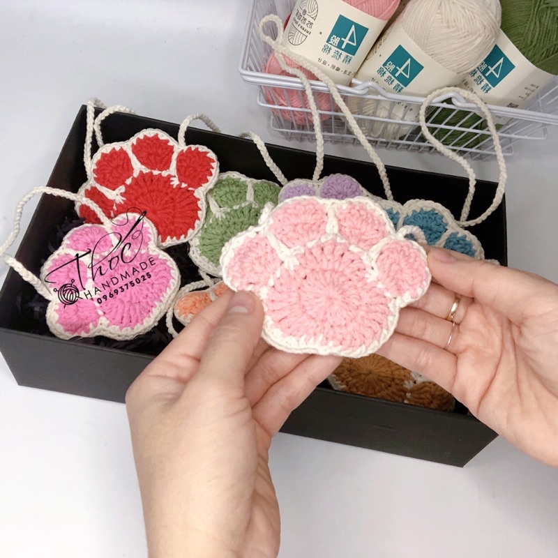 TÚI ĐỰNG TỎI HANDMADE CHO BÉ(MÃ CHÂN CÚN CÁCH ĐIỆU)