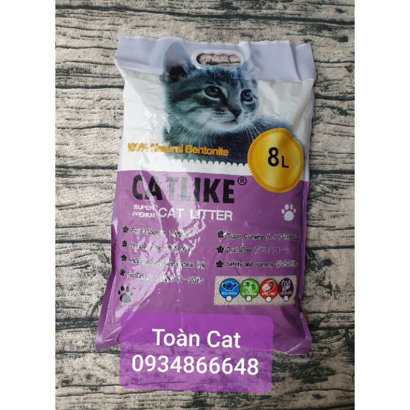 Cát vệ sinh cho mèo Cat Like 8l - Tải 6 túi