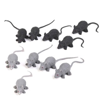 Bộ 10 con chuột nhựa dùng trong trang trí Halloween shopee. vn|mochi04