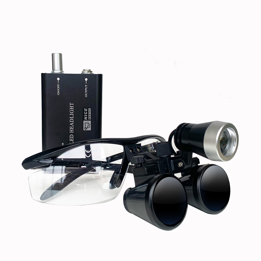 Kính Lúp Siêu Nhẹ Dùng Cho Phòng Thí Nghiệm Hoặc Nha Khoa 2.5/3.5X Có Đèn LED