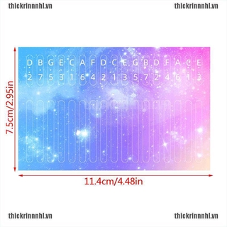 <Hot~new>Kalimba Scale Sticker Percussion Parts for Learner Musical Instrument Kit