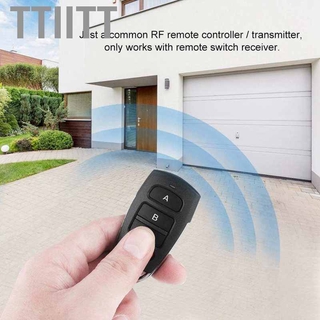Ttiitt 433MHz Red D Four Buttons RF Wireless Transmitter Learning Remote Controller