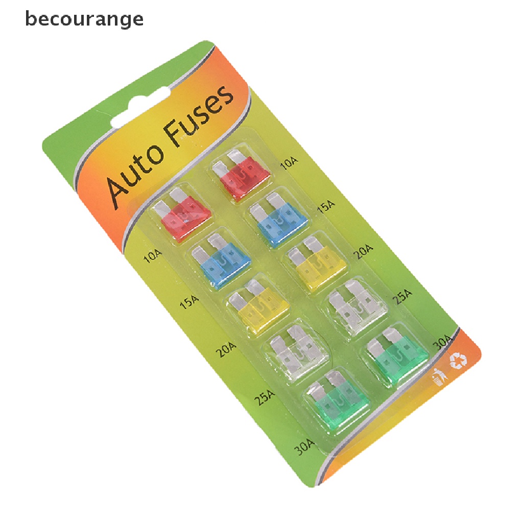 Bộ Cầu Chì Bằng Hợp Kim Kẽm 10-30A Cho Xe Hơi