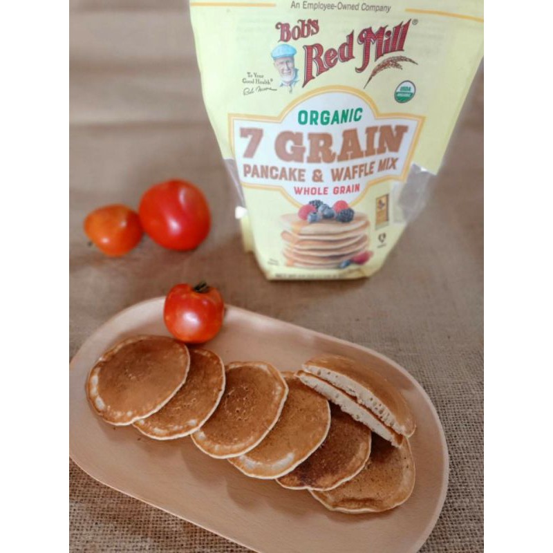 [Bob's Red Mills] Bột pancake &amp; waffle hữu cơ cho bé ăn dặm từ 12 tháng tuổi, gói 680gr