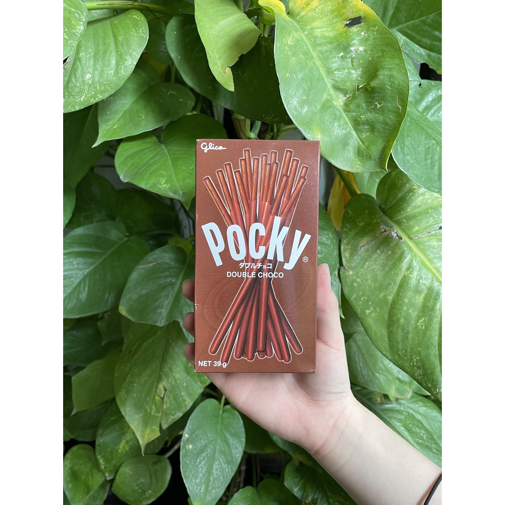 Bánh Que Pocky Sôcôla Kem Sôcôla Double Choco Flavor (Hộp 38g-nâu)