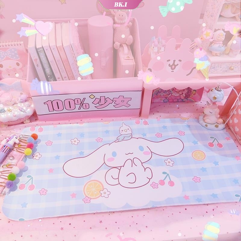 Thảm Lót Bàn Ăn Cách Nhiệt Chống Bẩn In Hình Mèo Hello Kitty Melody Kuromi Đáng Yêu Tiện Dụng Cho Văn Phòng