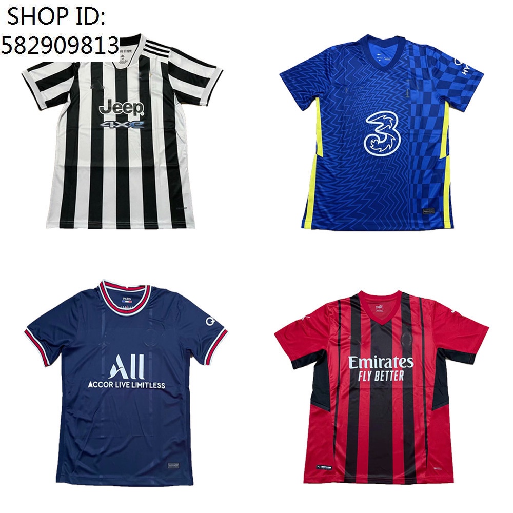 Áo Sơ Mi Liverpool Mới 21-22 Home No. 11 Salah Paris không. Áo Tập Luyện Chelsea 10 Neymar
