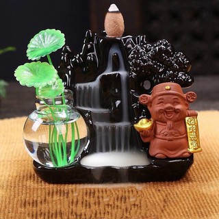 Thác Khói Trầm Hương - Thác Thần Tài tặng 10 nụ trầm